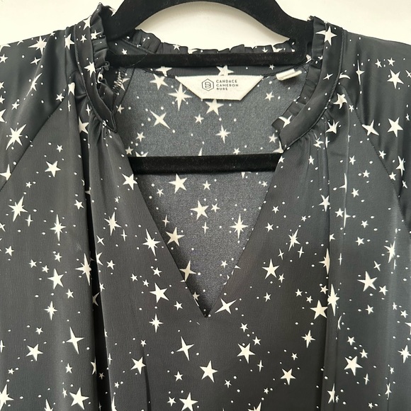 NWOT. Candace Cameron Bure Star Print Maxi Dress. Size:L. - Picture 4 of 5